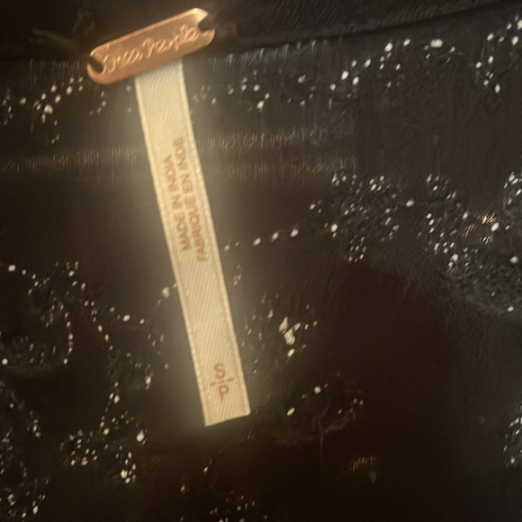 Free people black and white dress size small - Picture 3 of 3